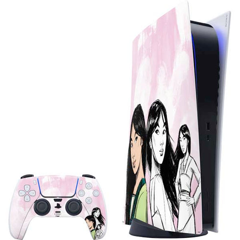 Disney Princess Mulan Sketch PS5 Digital Edition Bundle Skin